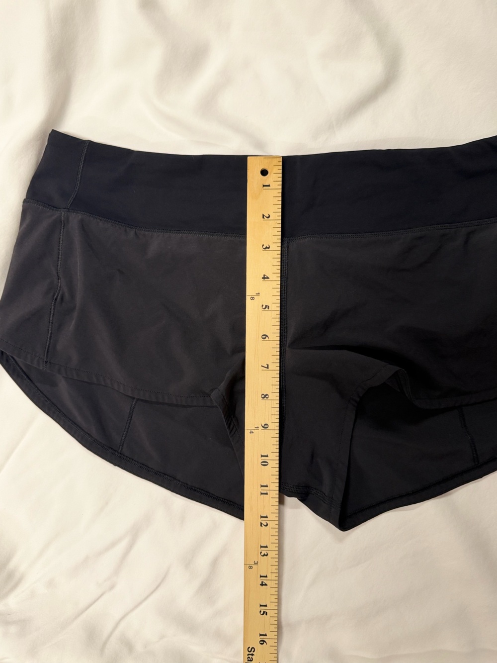 lululemon athletica Black Women's Athletic Running Shorts-10 - Picture 7 of 8
